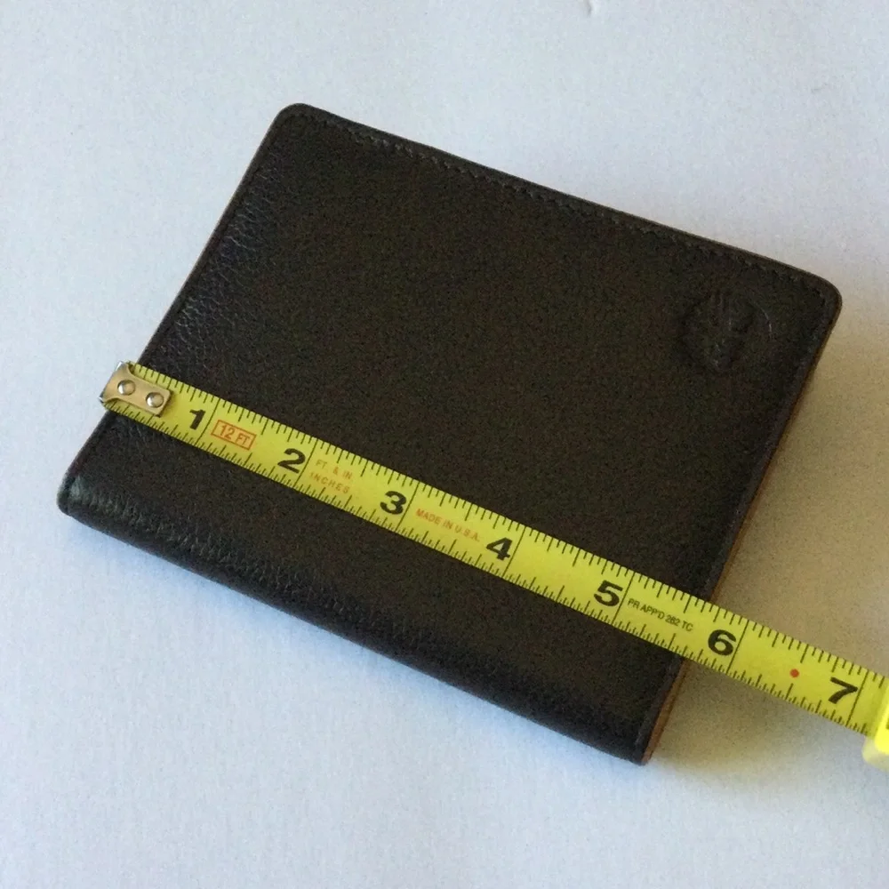 TIMBERLAND LEATHER PASSPORT HOLDER CASE BROWN NWOT